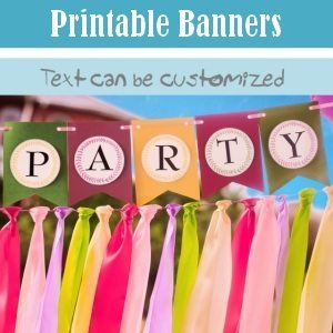 custom printable banners