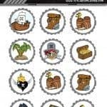 pirate cupcake toppers
