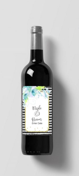 Custom bottle of wine