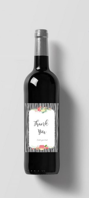 wine bottle label maker
