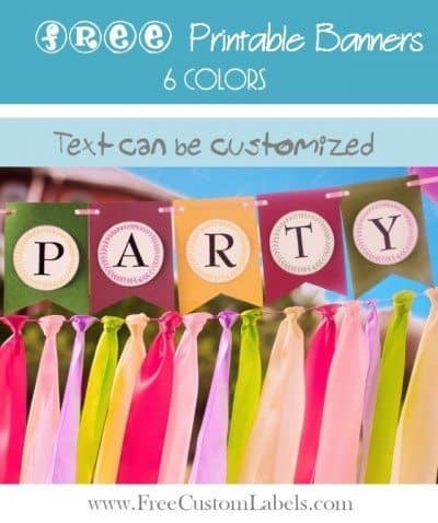 Free Printable Banner Maker Customize online and print at home