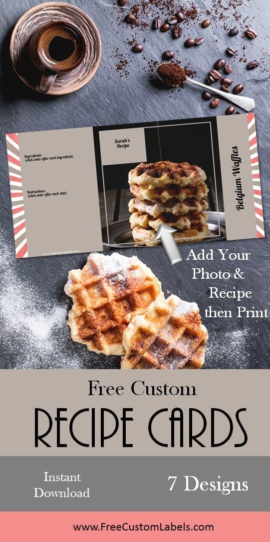 How To Make Printable Recipe Cards