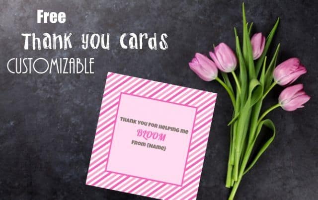 Thank you card