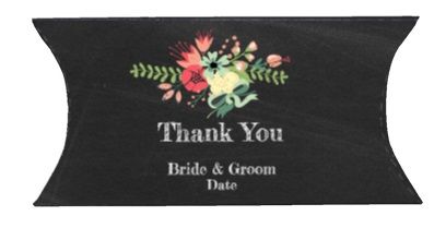 Chalkboard with pretty flowers