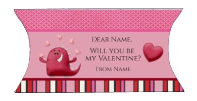 Free printable pillow box template