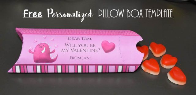 pillow box template