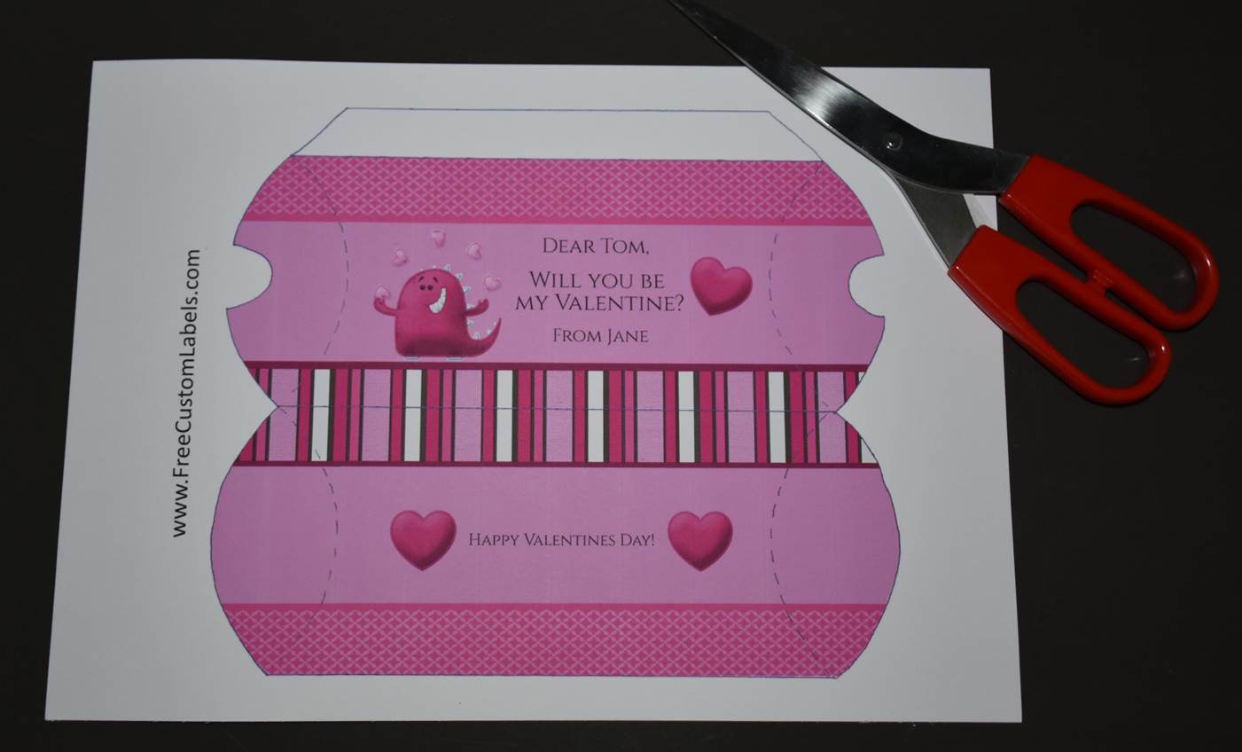 Free Pillow Box Template Customize Online & Print at Home