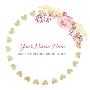 hearts and flowers