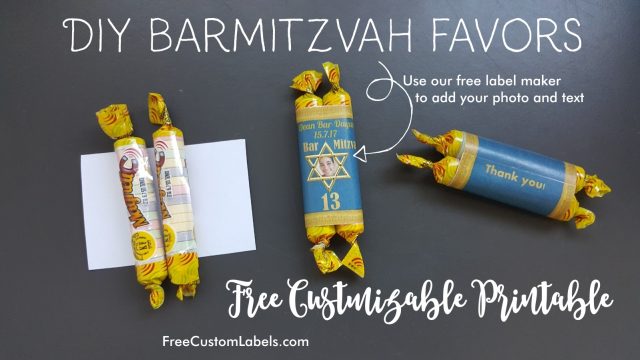 bar mitzvah party favors