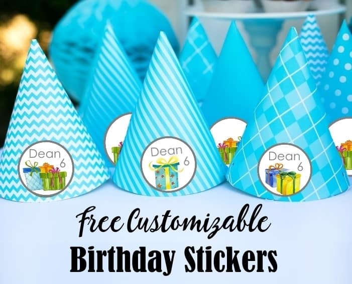 Birthday Stickers Free Birthday Stickers Customize Then Download